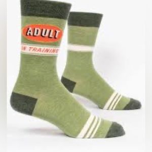 COPY - Blue Q - Adult In Training - Crew Socks